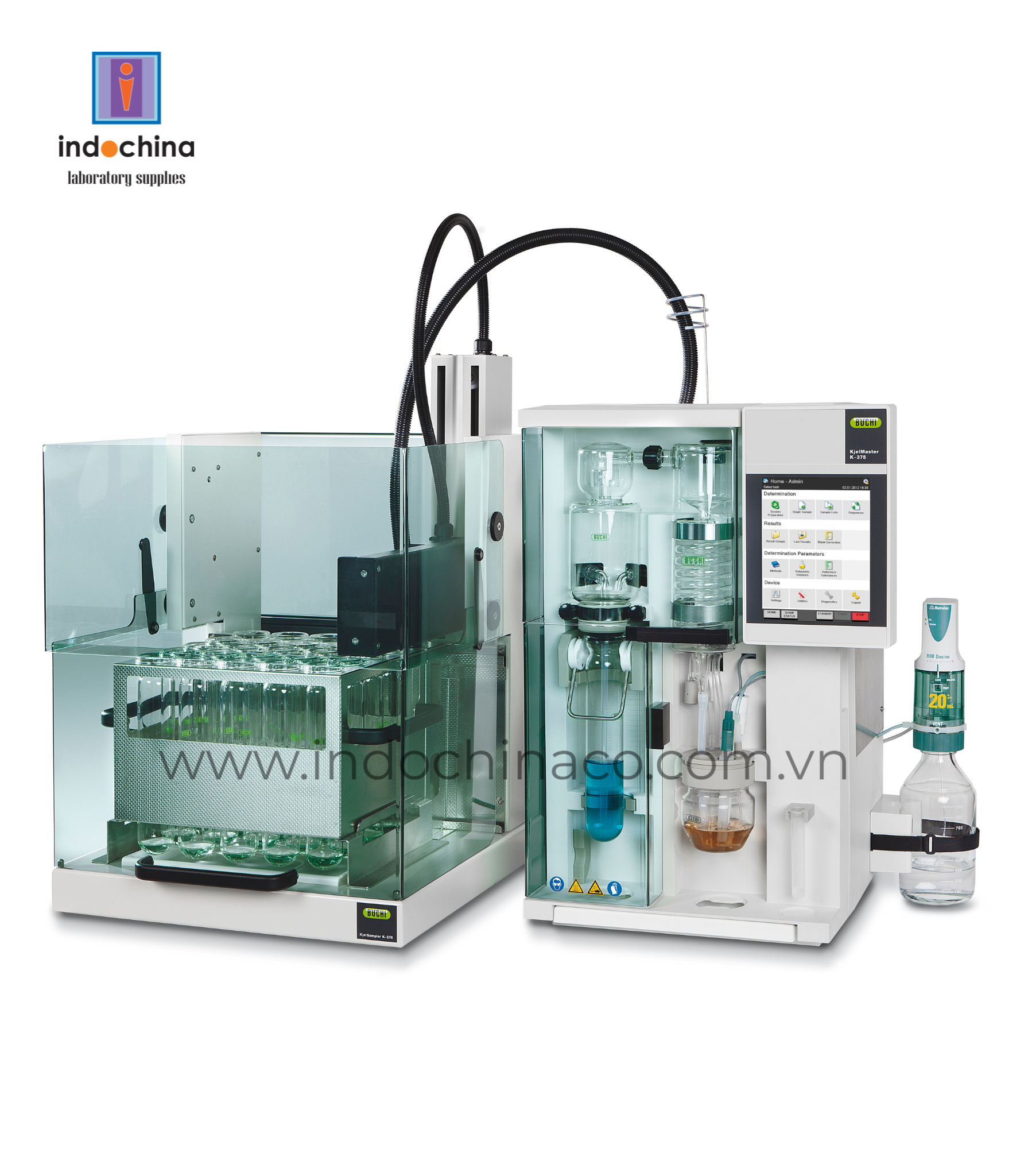 Thiết bị chưng cất đạm BUCHI – Giải pháp linh hoạt cho phân tích nitơ, protein và các chỉ tiêu bay hơi